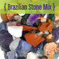Wirejewelry Brazilian Rock Tumbler Refill Kit - 1.5 Lbs. Of Brazilian Stone Mix And 1 Batch Of 4 Step Abrasive Grit And Polish