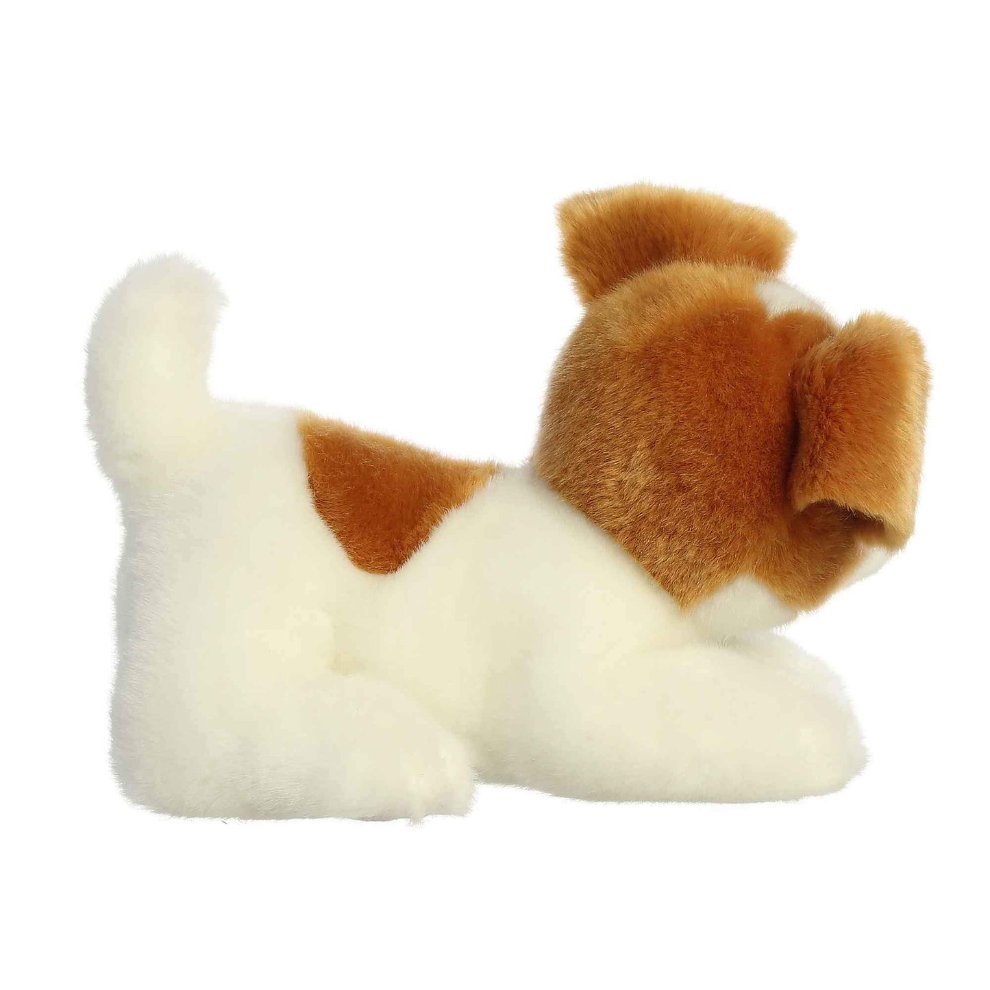 Aurora® Adorable Miyoni® Tots Jack Russell Pup Stuffed Animal - Lifelike Detail - Cherished Companionship - White 9 Inches
