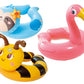 Intex, 43234-2327 3 Pack 59220Ep - Animal Head Split Ring Pool Floats Bundle Includes Frog, Duck, Penguin, Giraffe, Frog, Penguin (Style May Vary)