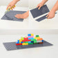 MIMAX Peel-and-Stick Baseplates 2PCS (10x10)  Toy Building Brick Blocks Base Plates  Self Adhesive Baseplate for All Major Brands  Build On Table Wall (Black)