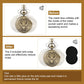 Kabinka DND Dice Set, 7pcs Mini Metal Dice with Pocket Watch Shell, Portable D&D Dice with Necklace, Dungeons and Dragons Dice f