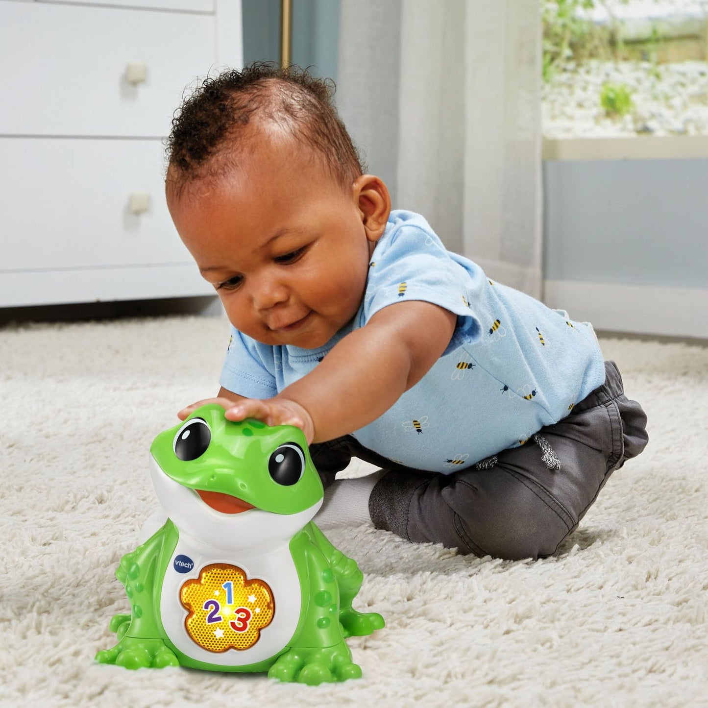 VTech Bounce and Laugh Frog Learning Toy for Toddlers