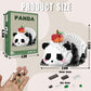 Mjddja Mini Building Blocks- Lying Panda With Fruit, Party Favors- Micro Blocks Panda Toy For Kids 6 7 8 9 10+, Mini Blocks Buil