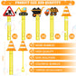 30 Pcs Bubbles Party Favors Mini Bubble Wands Tube Bulk Theme Maker Goodie Bags Stuffer Prizes Birthday Gift For Solution(Constr