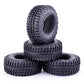Wonfast 4Pcs Rc Crawler 100Mm Rubber Tires 1.9 Inch Wheels Tyres Set For 1:10 Rc Rock Crawler Car For Axial Scx10 D90 Tf2 Tamiya