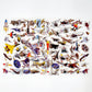 Six Vanka 3D Puffy Stickers For Kids, 8 Different Sheets Including Plane Sticker For Boys And Girls