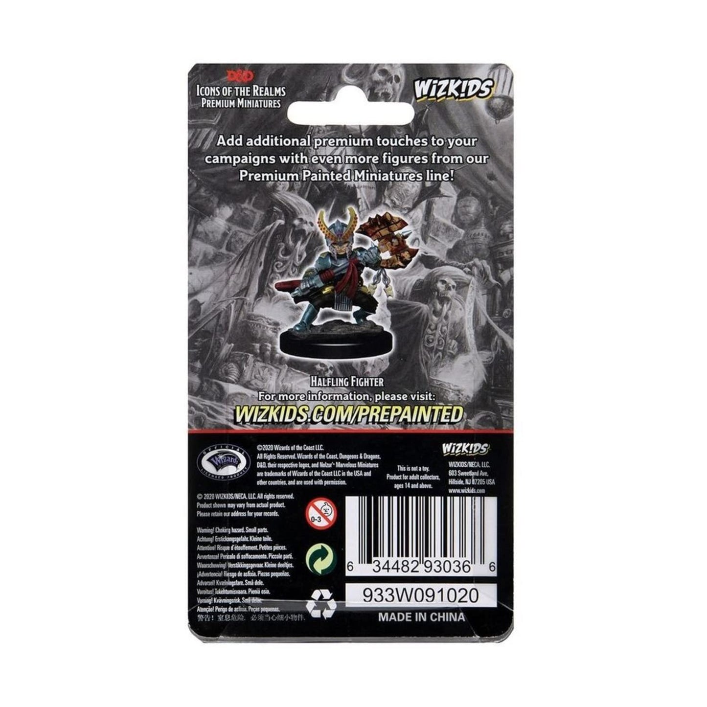 WizKids D&D Icons of The Realms enhanced Figures: Female Halfling Fighter