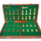 Enterro Chess Board Set Wooden Foldable14 X 14 Inch With 2 Extra Queens - Handcrafted Magnetic Chess Pieces
