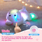 Wewill 18'' Light Up White Puppy Dog Led Stuffed Animal With Colorful Night Light Glow Soft Plush Toy Gifts For Kids On Christmas Birthday