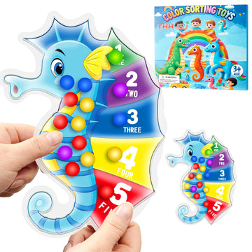 Color Sorting Toys Sensory Travel For Toddlers