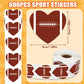 FEBSNOW Sports Stickers for Kids, 600pc Self-Adhesive Valentines & Football Stickers for Sports Events & Decorations
