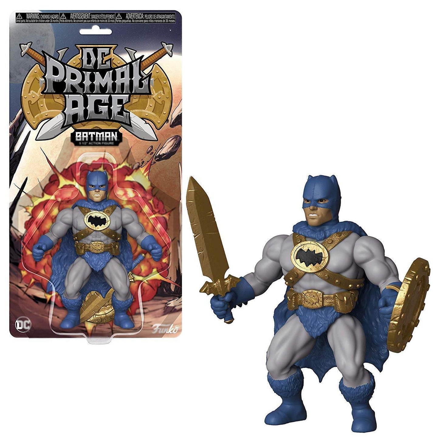 Funko Dc Primal Age - Batman Collectible Figure, Multicolor