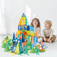 Megagontiles 106 Pcs Dinosaur Magnetic Tiles Set | Magnet Building Blocks Dino World Toys | Stem Authenticated| Magnet Tiles Animals For Toddlers Boys Girls Kids Age 3 4 5 6 7 8