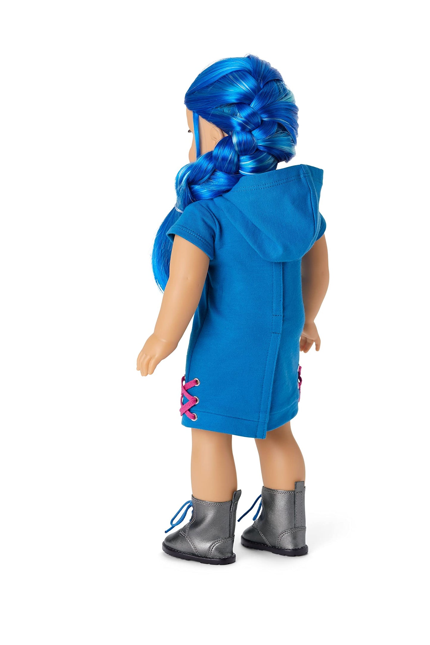 American Girl 18-inch Truly Me Doll #90 - Blue Eyes, Long Blue Hair, Light-Medium Skin, Skater Dress, Vinyl