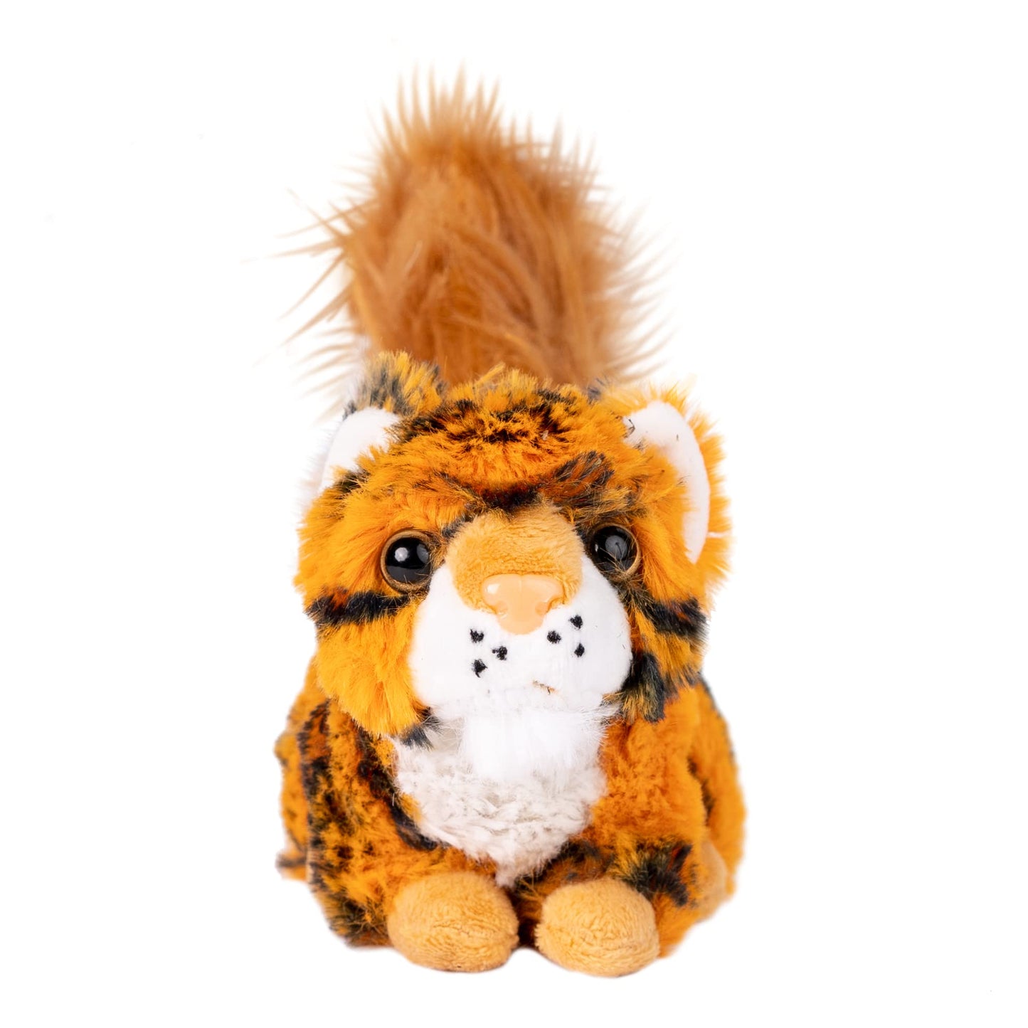 Randimals Randimini Collection Squiger - Squirrel and Tiger Floppy Plush Bean Filled Toy 6.5   Soft & Huggable  enhanced Quality Hybrid Animal Friend Encourages Adventure & Imagination