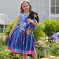 Bow Dream Girl Dress and Matching American Girl Doll Clothes Accessories Rainbow Mermaid Unicorn Size 130
