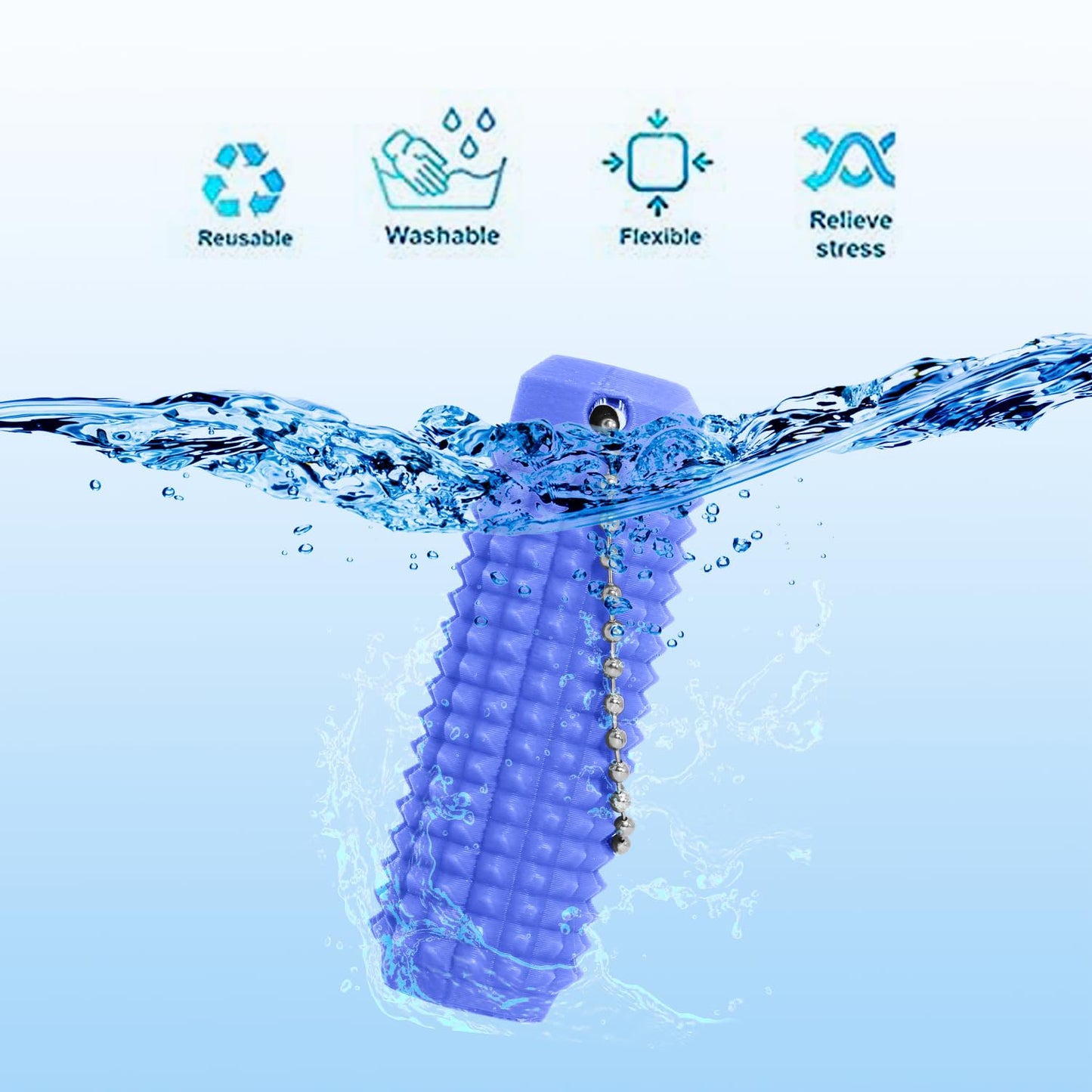 Little Ouchies Fidget Toys,Pain Stim Fidget Toy Reduce Stress for Adults,Anxiety Relief Pain Stim,Spiky Fidget Keychain for Anxi