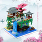 Peach Blossom Pond Building Set  3320 Pcs Architecture Building Blocks with Light Cherry Blossom Tree Building Set Tree House Building Kit for mature-themed Teens Ages 14+