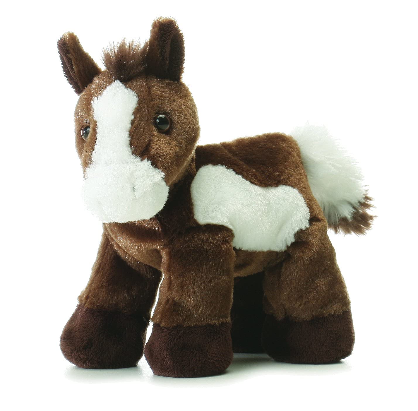 Aurora World Mini Flopsie Plush Horses 8 Paint & Gypsy, 8 In