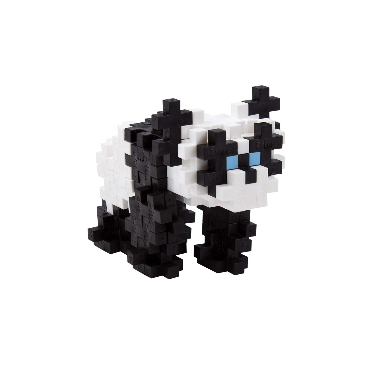 Plus Plus 3D Animal Figure Building Block Set, 70 Mini Interlocking Puzzle Pieces, Fun Stem Toys For Kids - Panda Maker Tube