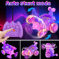 Tcvents Pink Purple Remote Control Car For Girls 3 4-7 8-12 Years Old, 4Wd Rc Stunt Car Rechargeable Rc Cars Toy Vehicle With 36