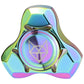 Freelove Metal Fidget Spinner, Stainless Steel Heavy, Long Spinning Toys, Cool Silent, Small Mini Fox Figette Spiner For Adults Men Anxiety, Quiet Bearing, Rainbow