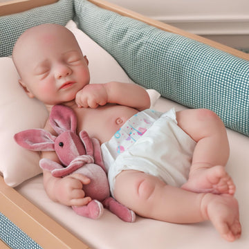 Babeside Lifelike Reborn Doll - 16 Inch (Weights 4 Lbs) Anatomically Correct Silicone Reborn Boy Realistic Newborn Doll Real Life Doll With Gift Box