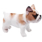 Yonlit Lifelike French Bulldog Stuffed Animal Simulated Plush Puppy Toy Doll Super Realistic Amber Dogs Act Like Real Excellent Gifts For Kids Birthday Party Dog Collection 10 Inches