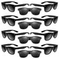 Astaron 12 Pack Party Novelty Sunglasses Bulk Neon Party Favors For Beach Wedding Party Pool Party Supplies, Black