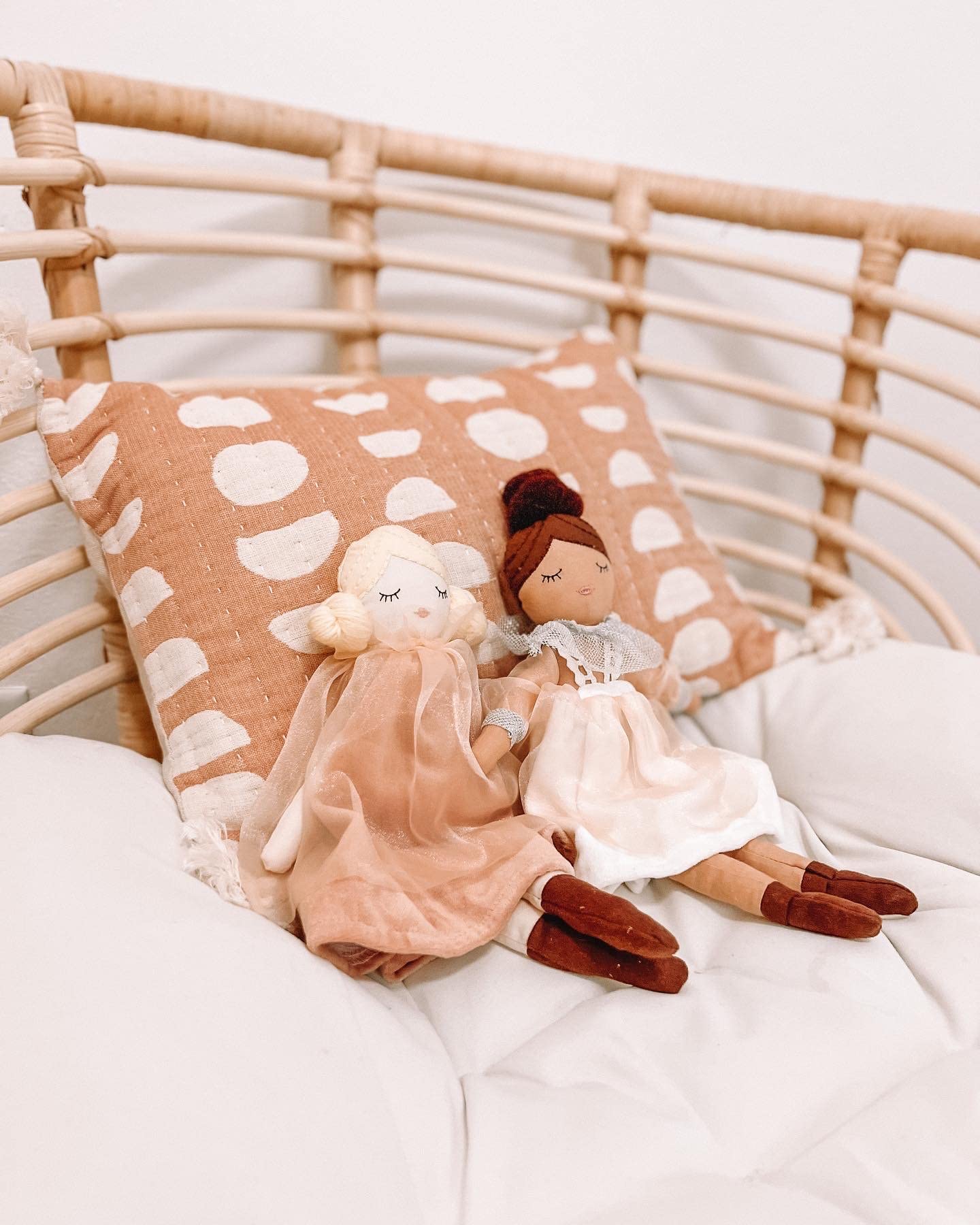 Crane Baby Toys for Boys and Girls, Comforting Plush Baby Doll, Clara