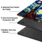 for MTG Card Playmat with Zone Game Play Mat for MTG TCG 24 x 14 inches Non-Slip Play Mat for Commander Board RPG CCG Game TCG Other Card Games/Mouse Pad-Art Moon