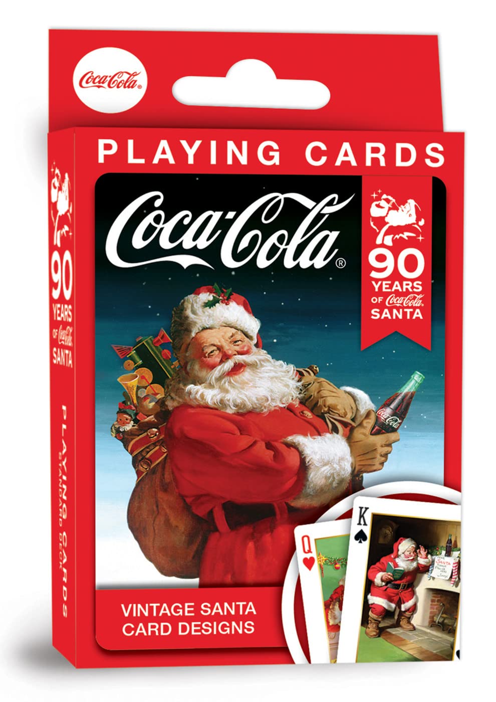 Coca-Cola Playing Cards Santa