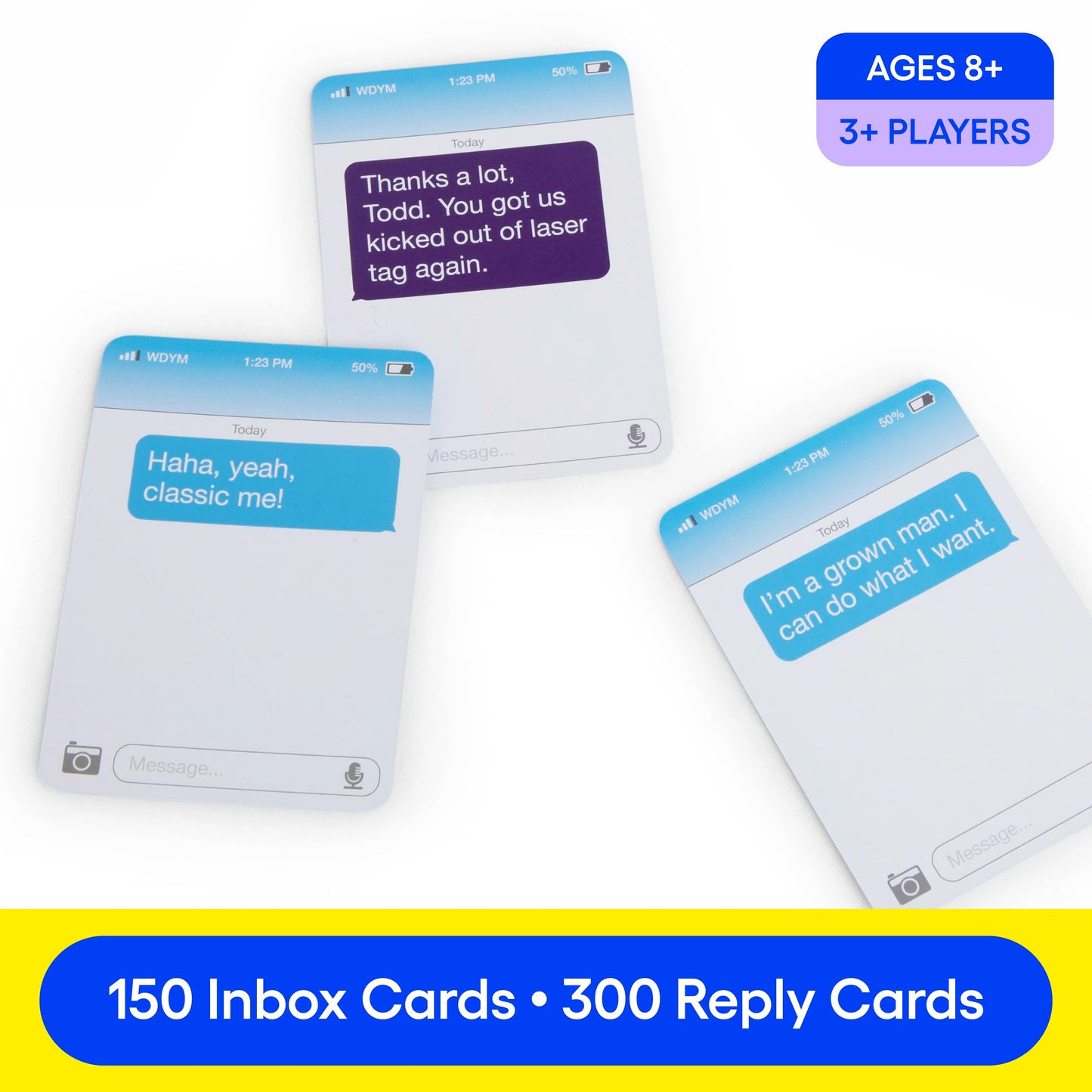WHAT DO YOU MEME? New Phone, Who Dis? Family Party Game - Multi-colored, Model NPWD432, Perfect for Easter Basket Stuffers