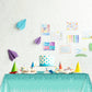 3 Pieces Teal And Silver Tablecloths For Happy Birthday Party Decoration Plastic Disposable Breakfast Blue Birthday Theme Table Covers For Girl Women Silver Glitter Birthday Party Supply, 54X108 Inch