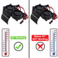 FriHobby RC Motor Heatsink with Twin Cooling Fan Thermal Sensor Aluminum Heatsink Compatible with 36mm Diameter Motors 540/550 /