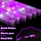 Kannove Glow Party Favors Supplies For Kids, 12 Pcs Purple Light Up Glow Sticks Necklaces Bracelets Accessories For Toddlers, Gl
