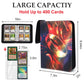 400 Pockets Trading Card Binder For Mtg/Ygo/Tcg Cards,Portable Waterproof Card Storage Bag With Removable Sleeves, Card Book For