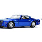 Jada Toys Hollywood Rides It Chapter Two Pennywise & Henry Bower'S Pontiac Firebird, 1: 24 Blue Die-Cast Vehicle With 2.75'' Die