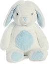 Aurora Quizzies 16" Bun Bun Bunny Stuffed Animal - Blue Polyester Plush, Model 20748