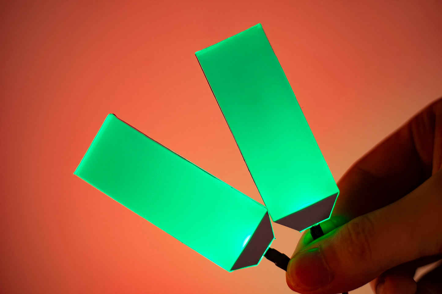 mlnyitus [Green Grass] Flexible Helmet Decorations led Lights Flexible Cosplay DIY kit Decorations RGB Light Superhero for Men G