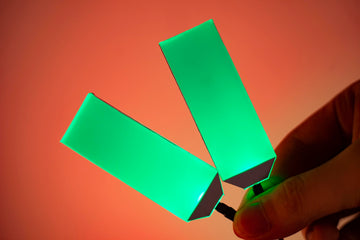 mlnyitus [Green Grass] Flexible Helmet Decorations led Lights Flexible Cosplay DIY kit Decorations RGB Light Superhero for Men G