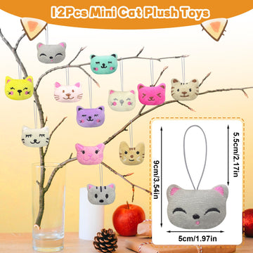 Moltby Cat Party Favors For Kids - 72Pcs Cat Themed Birthday Party Supplies, Cat Pens Erasers Stationery Set For Pet Theme Birth
