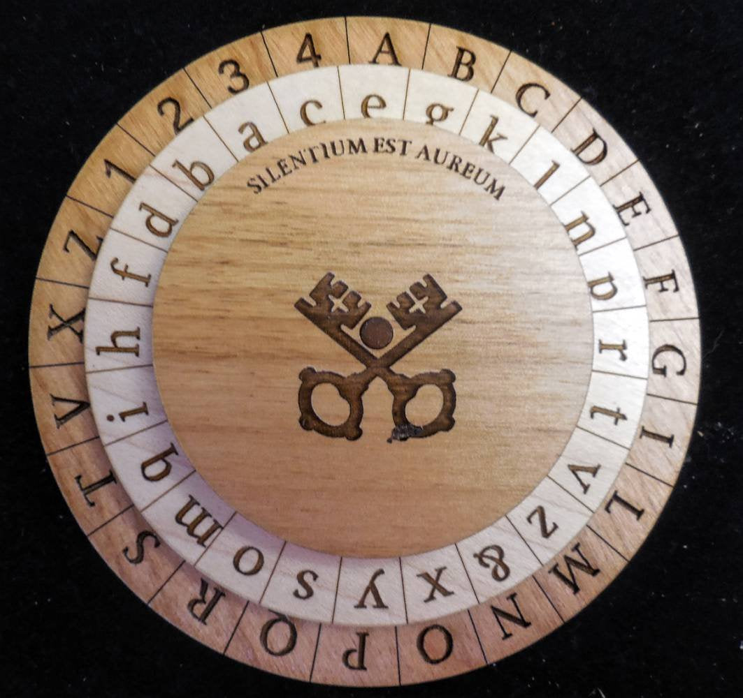 Creative Crafthouse Alberti Cipher Disk - Encryption Device From 15Th Century - Escape Room Prop