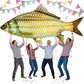 Teyva Daily Extra Large Inflatable Fish Pool Float 80 Inch Blow up Realistic Inflatable Fish Fishing Theme Birthday Party Decora