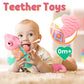 LIGHTDESIRE Baby Toys Musical Dinosaur,Infant Stuffed Animal Toys with Crinkle and Rattles,Soft Sensory Toys with Textures for T