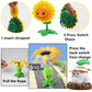 JHESAO 8 PCS Plants and Zombies Toys Action Figures Zombies PVZ Toys Set 1 2 Series Great Gifts for Kids and Fans Birthday and Christmas Party