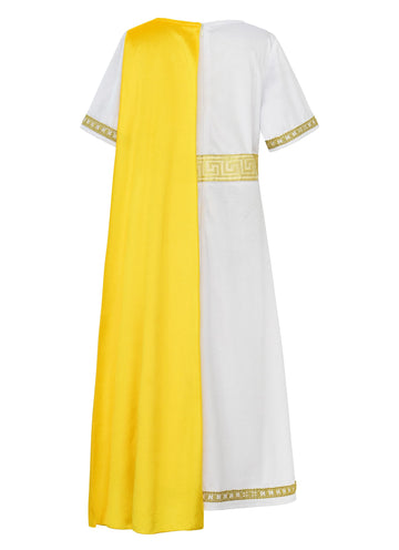 Relibeauty Toga Costume Kids Boys Costume Roman Greek God Girls,4T-4/110