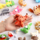 Skylety 32 Pcs Mini Animal Plush Toy Assortment Cute Small Safari Stuffed Toys Small Animals Keychain Decoration for Kids Back t