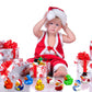Qingqiu 24 Pack Christmas Rubber Ducks Jeep Bath Toys For Kids Boys Girls Toddlers Christmas Party Favors Stocking Stuffers Gifts