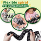 Likee Spiral Car Seat Toys For Babies 0-6 Months, Black High Contrast Plush Hanging Baby Stroller Toys, Crib & Carseat Sensory Activity For Newborn, Ages 0+ Years 6-12 Month Infants Boy Girl Gifts